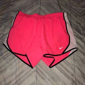 Hot pink nike shorts